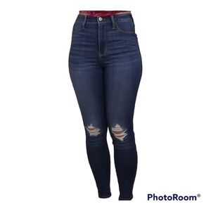 Hollister High-Rise Blue Jeans Jeggings